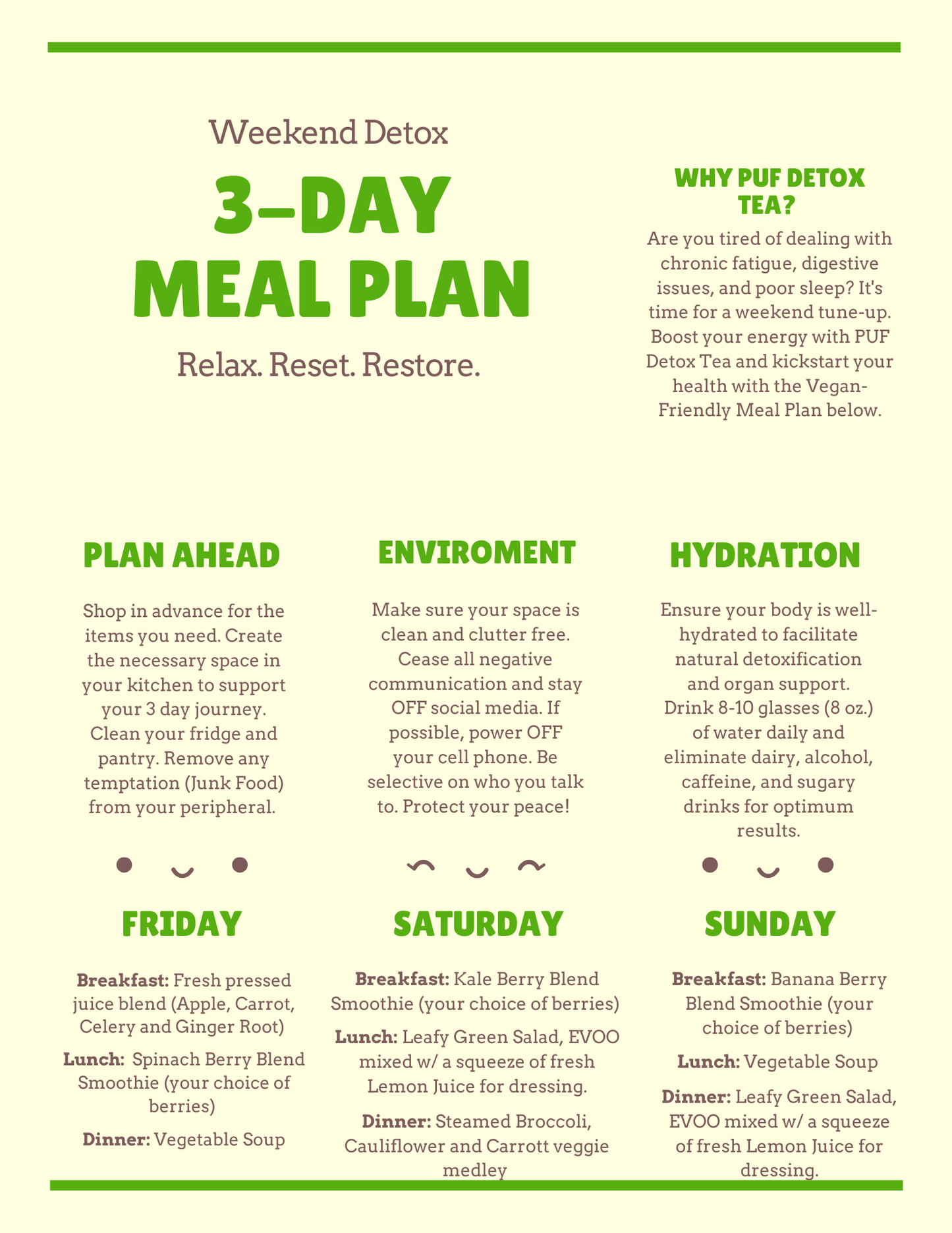 3-Day Herbal Reset
